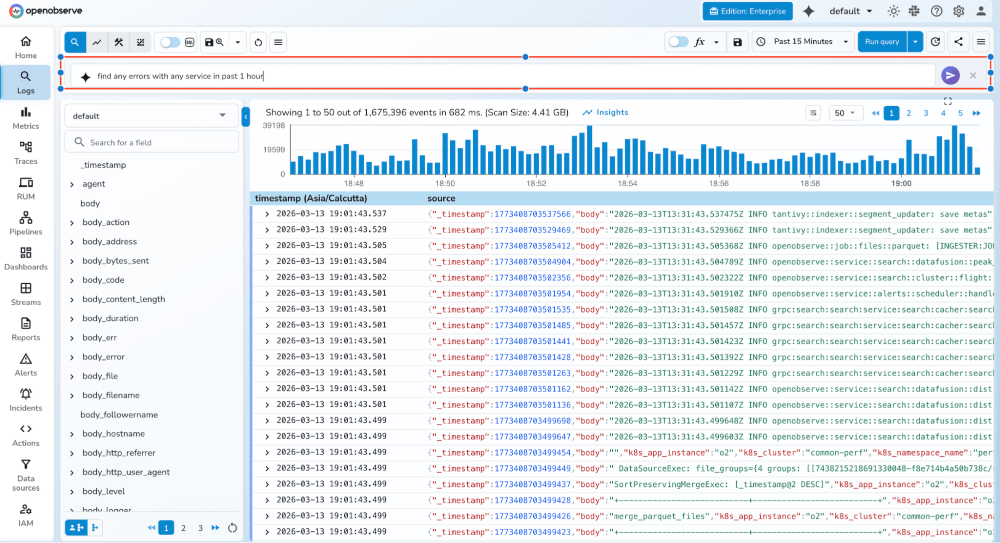 NLP mode for SQL queries with AI Assistant