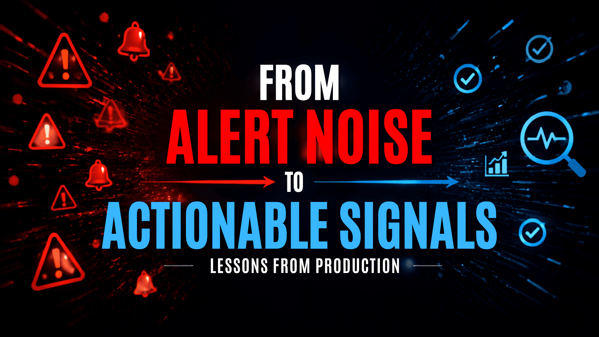 From Alert Noise to Actionable Signals: Lessons from Production
