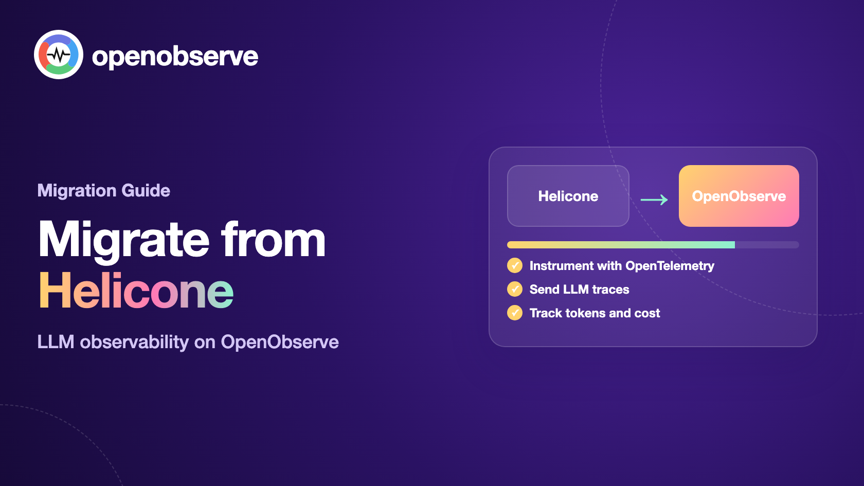 How to Migrate from Helicone to OpenObserve