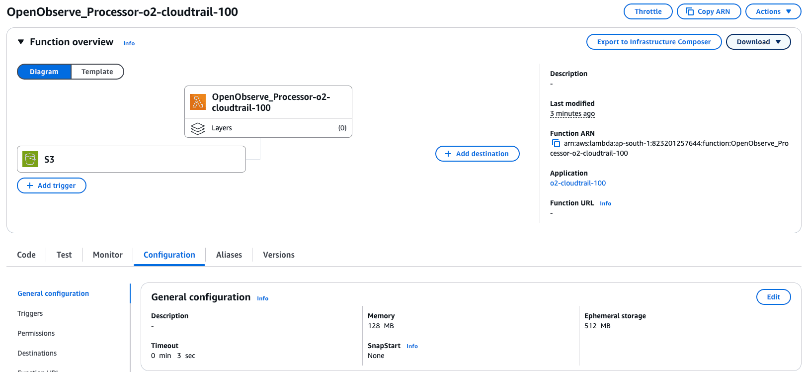 aws dashboard