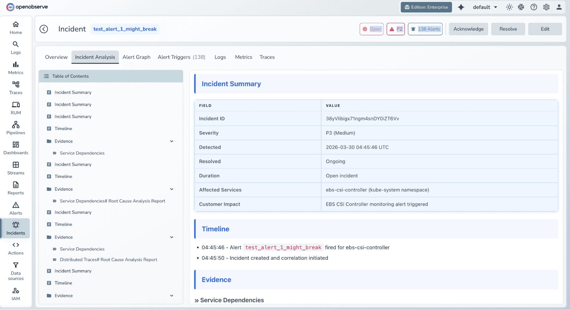 Automated Incident Documentation