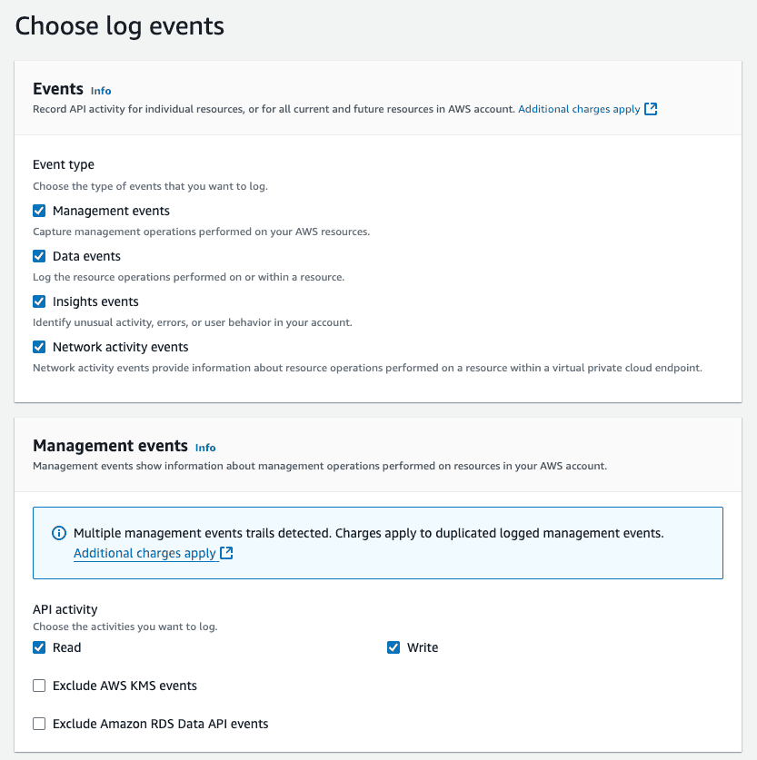 aws dashboard