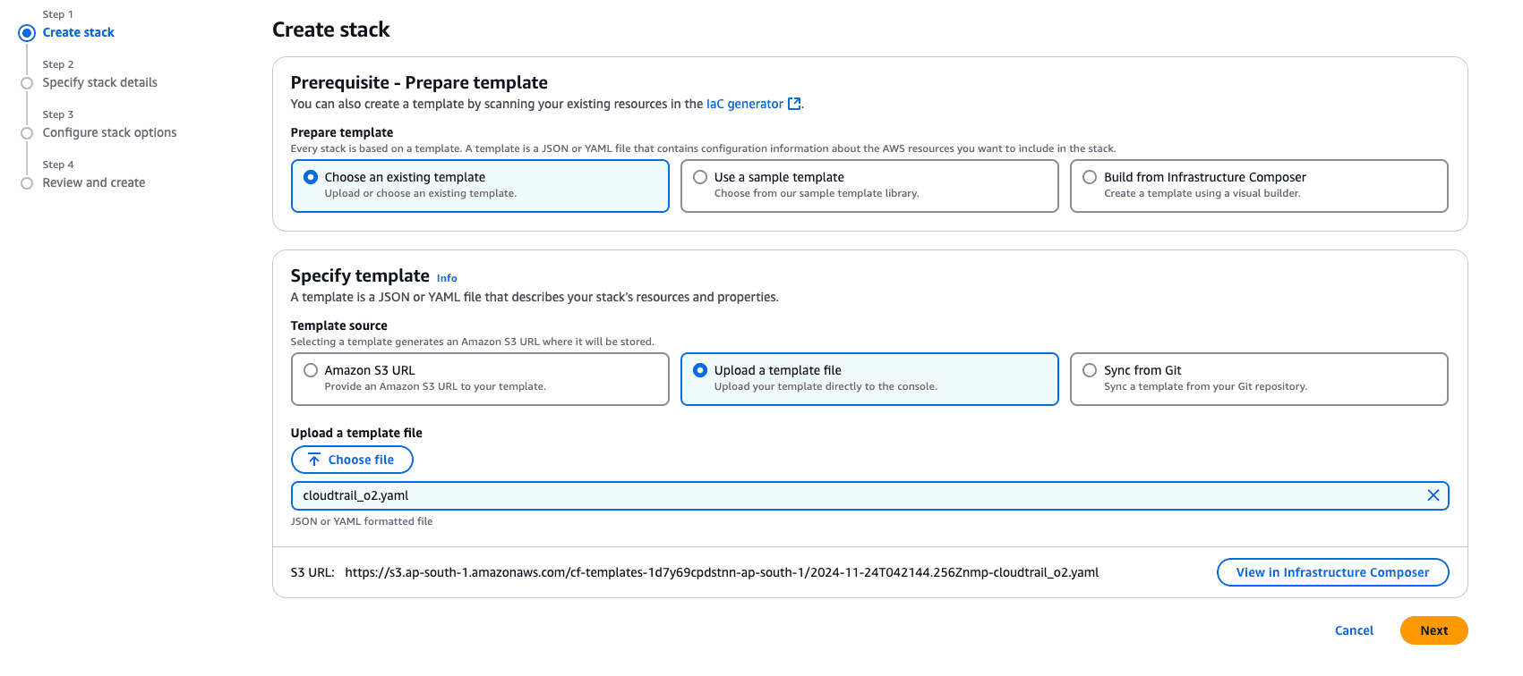 aws dashboard
