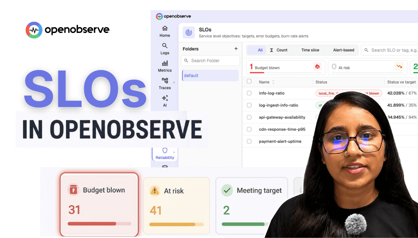 SLOs in OpenObserve