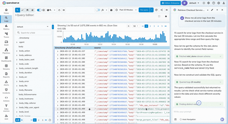 Intelligent Log Investigation