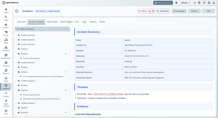 Automated Incident Documentation