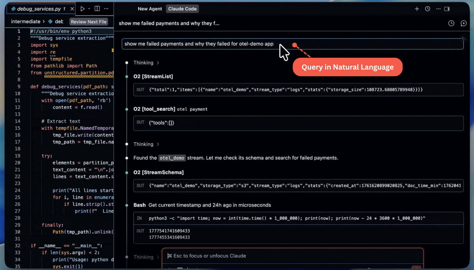 Intent-Driven Telemetry Interrogation