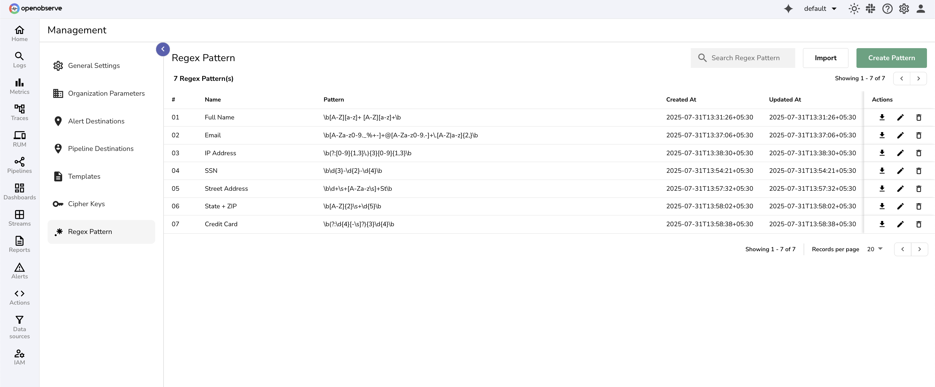 Regex example