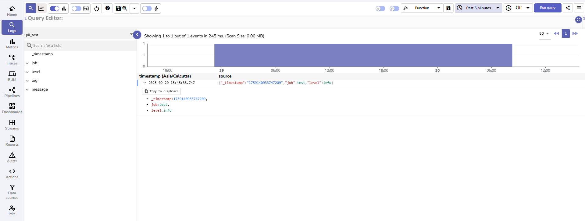 Drop at Query Time