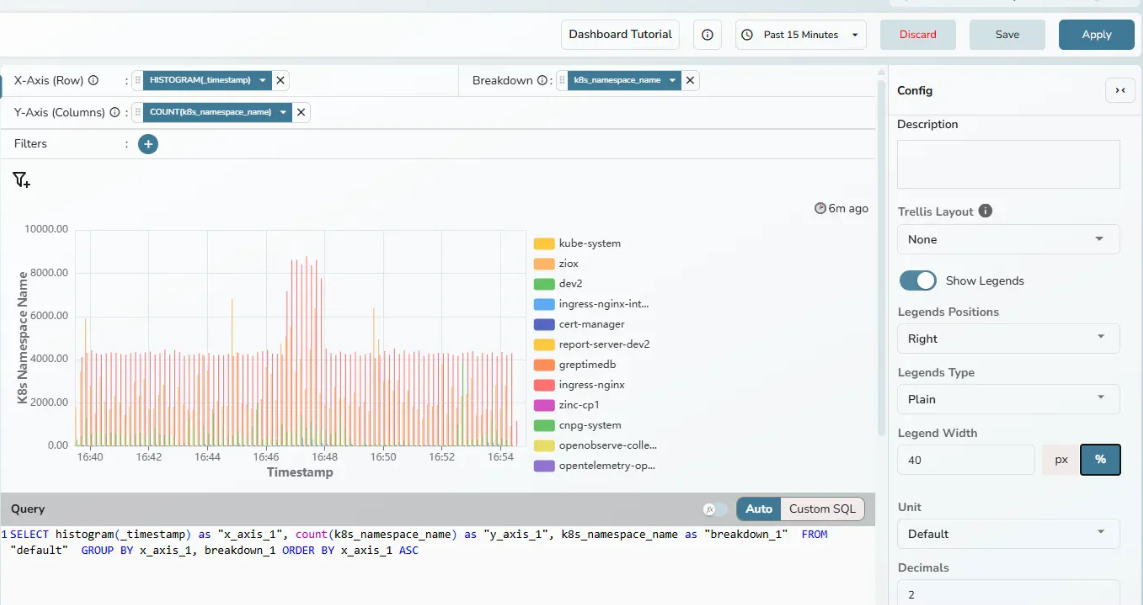 Legend width setting in UI