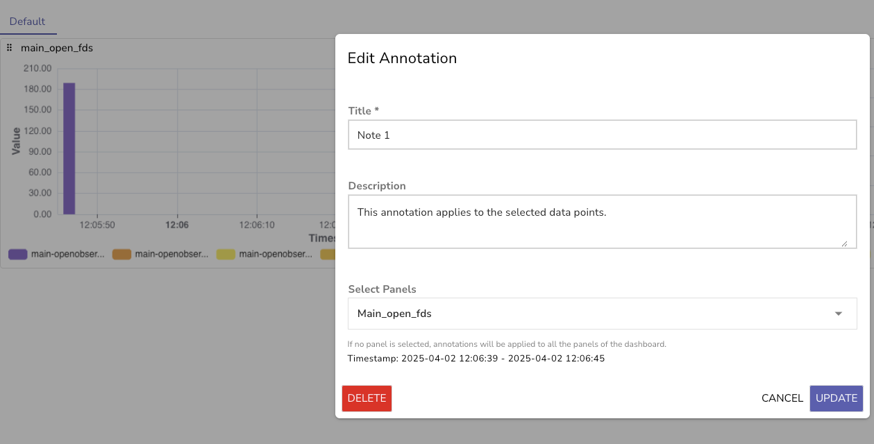 Edit the Annotation