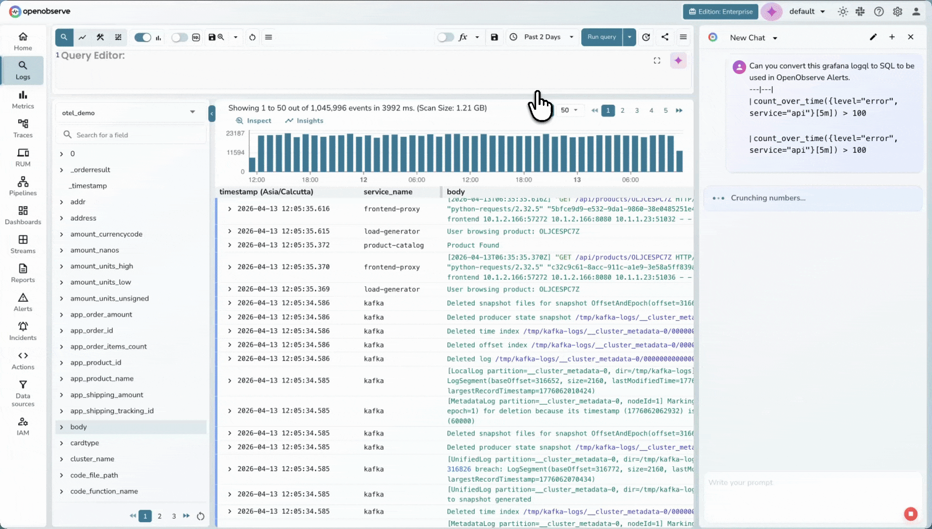 AI Assistant in OpenObserve