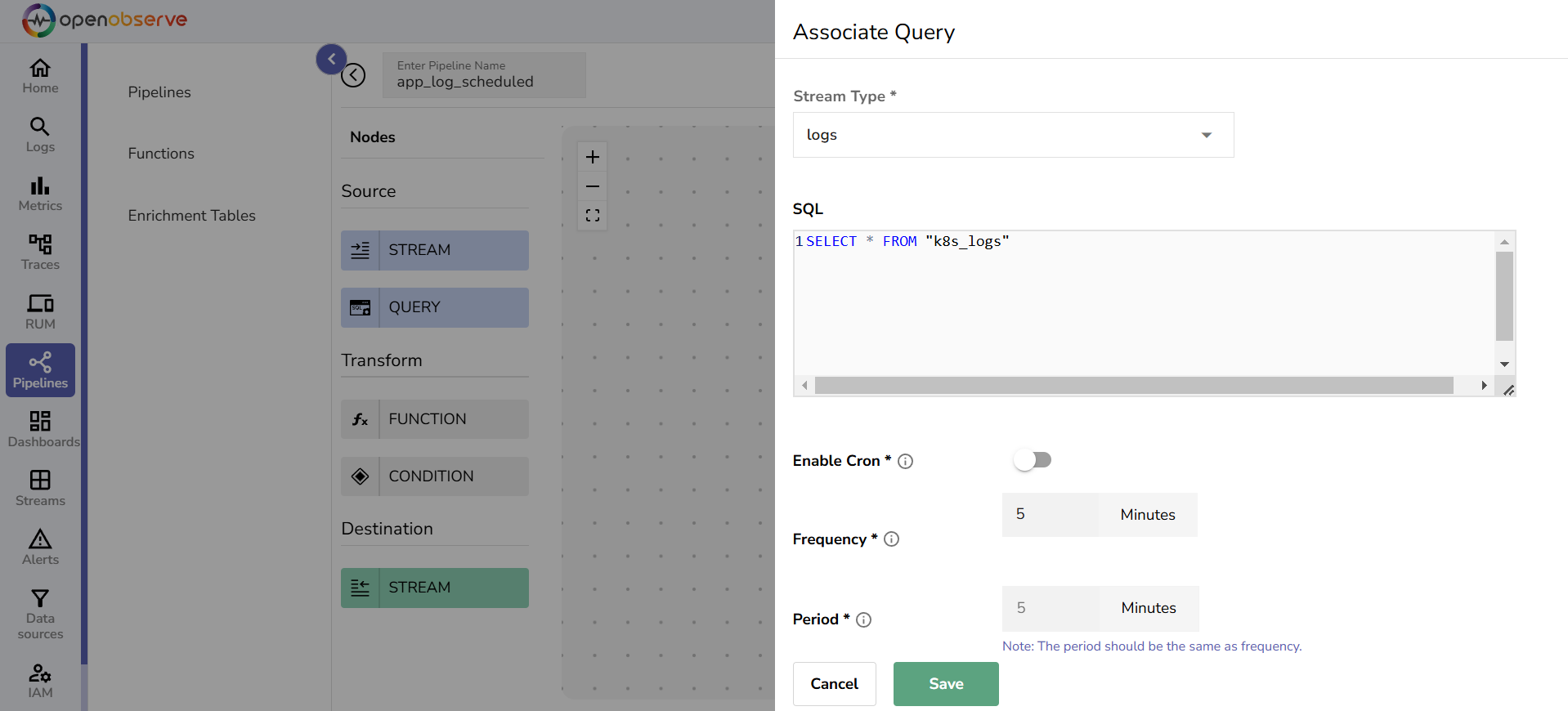 Query node