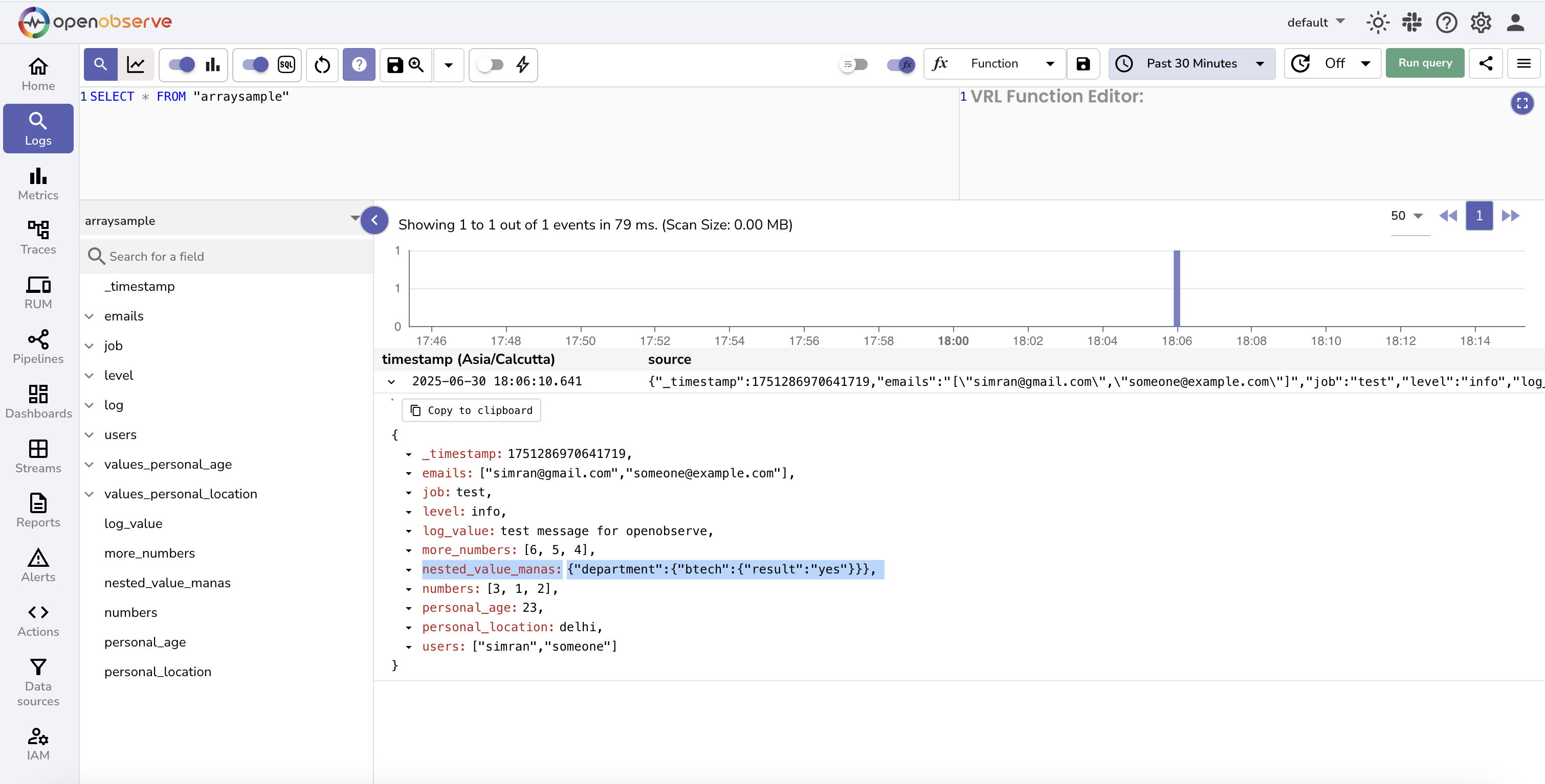 Nested Input