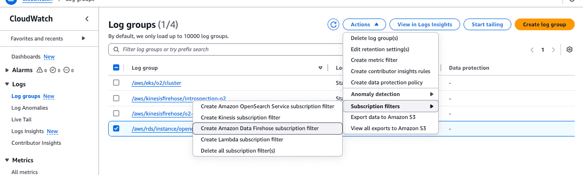 Subscription Filter