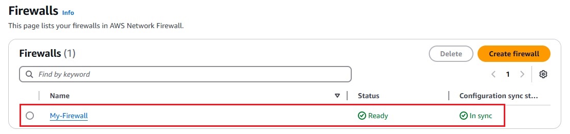 Create a firewall