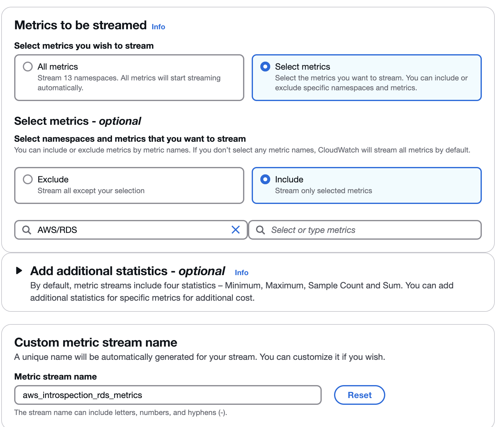 aws cloudwatch metrics