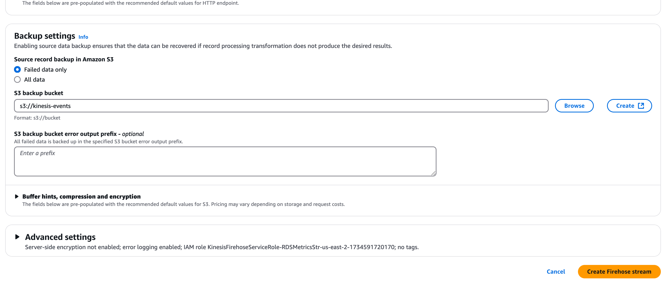 aws rds logs