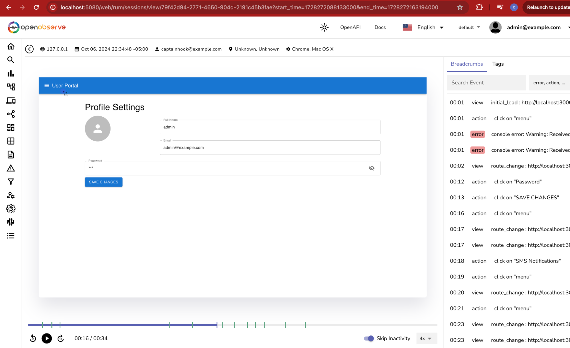 real user monitoring