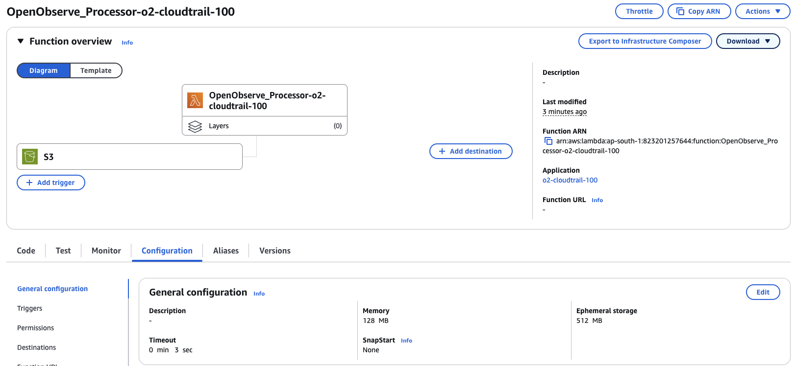 aws dashboard