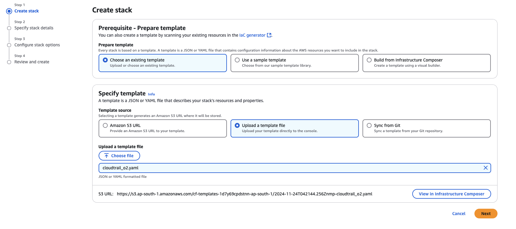 aws dashboard